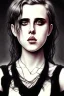 Placeholder: Danish Singer MØ face, Style John Kenn Mortensen,