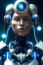 Placeholder: portrait,beautiful african robot, post-apocalyptic in a cyberpunk city, realistic, intriacte detail, sci-fi fantasy style, volumetric lighting, particales,highly detailed,cinamatic, deep colours,8k