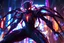 Placeholder: Hot Silk carnage in 8k solo leveling shadow artstyle, spider costum, dynamic pose, oshare kei, hurufiyya, rtx , neon lights, intricate details, highly detailed, high details, detailed portrait, masterpiece,ultra detailed, ultra quality