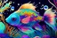 Placeholder: psychedelic fish illustrated animated art