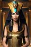 Placeholder: full body Cleopatra, pharaoh makeup, full body shot, written by Orcinus Orca, Ultra detail face in anceiant egipth palace