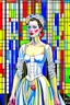 Placeholder: rtrait of a beautiful bride by James Gurney and Mondrian