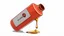 Placeholder: oil change canister, tipped over slightly with a drip of oil at the end, vector logo