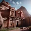 Placeholder: Petra + Ürdün, photo realistic, ultra realistic, unreal engine