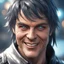 Placeholder: smiling david icke as cyperpunk witch hunter with dark hair, dark blue eyes and black tattoes,bokeh like f/0.8, tilt-shift lens 8k, high detail, smooth render, down-light, unreal engine,bokeh like f/0.8, tilt-shift lens 8k, high detail, smooth render, down-light, unreal engine