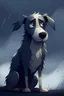 Placeholder: Gloomy dog