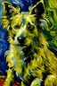 Placeholder: Portrait of a dog by Van Gogh