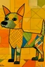 Placeholder: un perro con el estilo de Paul Klee