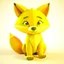 Placeholder: cute fox 3D
