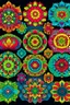 Placeholder: mandalas multicolores