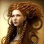 Placeholder: woman wheat hair steampunk style