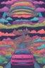 Placeholder: sitting inside of the car, driving and outside is trippy imagination
