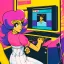 Placeholder: Masterpiece, High Focus, Retro Computer, retro pc, 80's Computer