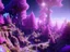 Placeholder: purple white crystal cosmic and galactic ambiance hill sky rocks sunny trees pools surreal, full of details, smooth, bright sunshine，soft light atmosphere, light effect，vaporwave colorful, concept art, smooth, extremely sharp detail, finely tuned detail, ultra high definition, 8 k, unreal engine 5, ultra sharp focus