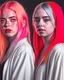 Placeholder: Composition billie eilish with elle fanning