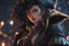 Placeholder: Hot Evelyn venom in 8k solo leveling shadow artstyle, pirate them, mask, close picture, sea, neon lights, intricate details, highly detailed, high details, detailed portrait, masterpiece,ultra detailed, ultra quality