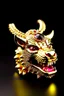 Placeholder: A pendant for a gold chain, iced out pumba from the lion king with rubies as eyes, fangs in gold