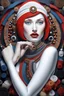 Placeholder: Woman, Intricately detailed white 3D paper patchwork of a fantasy, style by Catherine Abel highly detailed elegant extremely detailed beautiful high detail award winning ultra detailed 4K 3D crisp quality colourful very cute acrylic art Salvador Dali Renaissance Ultra realistic jean bapiste monge