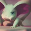 Placeholder: Mysterious Pokémon,Ambiance dramatique, hyperrealisme, 8k, high quality, great details, within portrait