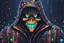 Placeholder: Sans in 8k cartoon artstyle, pixel them, neon effect, close picture, rain, fantasy world, intricate details, highly detailed, high details, detailed portrait, masterpiece,ultra detailed, ultra quality