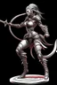 Placeholder: female gray skin Shadar-Kai wielding a Whip a whip made out of black thorns