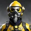 Placeholder: Origin: Zipp didn’t hatch, spawn, or evolve—he simply tuned in one day during a pirate radio broadcast about marmalade on frequency 47.66 Hz. Species: Unclassified bio-cosmic anomaly. Occupation: Accidental dimension-hopper, part-time courier, full-time problem. Appearance: Oversized yellow eyes inside a possibly sentient helmet, spiral-laced leather jacket, and gravity-defying hot-pink sneakers that might be smarter than him. Abilities: Erratic teleportation via running too fast, total immun