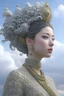 Placeholder: Cloud creature , 3d 4k octane render, lifelike, photorealistic, artstation, illustration, smooth, sharp focus, ornate, intricate, complex, highly detailed, digital painting, smooth, art by tom bagshaw, akihiko yosh