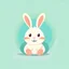 Placeholder: create a cute rabbit logo