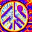 Placeholder: PEACE electric guitar PEACE psychedelic hippie trippy acid LSD PEACE GUITAR peacesign HIPPIE FLAG