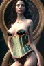 Placeholder: sexy milf, warrior, black long wavy hair, corset, night, 8k resolution, high-quality, fine-detail, intricate, fantasy art, detailed matte, volumetric lighting, illustration, 3D octane render, brian froud, howard lyon, selina french, anna dittmann, annie stokes, lisa parker, greg rutowski