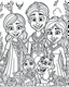 Placeholder: Frozen Elsa, Anna, And Olaf Coloring Page