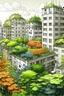 Placeholder: Drema city, plants, drawing, color, beutiful