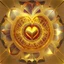 Placeholder: golden vinyl electric heart kaleidoscope