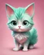 Placeholder: A delightful and adorable cartoon illustration featuring a cute mint-colored cat against a charming pink background, (delightful illustration:1.4), (adorable cartoon cat:1.5), (charming pink background:1.3), (expressive mint hues:1.2), inspired by the styles of cute cartoon artists, trending on ArtStation, Intricate, Sharp focus, vibrant lighting, (whimsical:1.4), (playful ambiance:1.3), (lush fur details:1.5), Cartoon, Masterful, Captivating, High Detail, Cinematic view