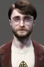 Placeholder: Young Daniel Radcliffe, real texture skin, wearing Harry potter, without beard, particles, fog, smoke, octane render, render, 4k, vray, 3dmax, realistic