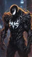 Placeholder: Venom with no eyes mix with machine in solo leveling shadow artstyle, cyberpunk them, intricate details, highly detailed, high details, detailed portrait, masterpiece,ultra detailed,best quality
