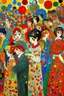 Placeholder: It's my life Don't you forget Caught in the crowd It never ends; Pointillism; Fauvism; Klimt