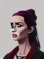 Placeholder: Portrait of a 30 year old witch like Emily Blunt