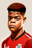 Placeholder: Leon Bailey Footballer ,cartoon 2d