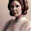 Placeholder: extremely detailed 8k hyperspace wallpaper,complete and photo realistic detailed head to waist stunning photo realistic portrait of carrie fisher as Princess Leia in star wars with photo realistic minimal updo hair , brown eyes, professional majestic oil painting by Ed Blinkey, Atey Ghailan, by Jeremy Mann, Greg Manchess, Antonio Moro, trending on ArtStation, Intricate, High Detail, Sharp focus, dramatic, by greg rutkowski, realism, beautiful and detailed lighting, shadows