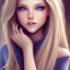 Placeholder: girl, cute, beautiful, blond hair, long hair, blue eyes, pale skin, smiling