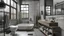 Placeholder: Industrial-inspired bathroom