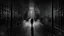 Placeholder: Parallels — endless prison bars, parallel lines, shadowy prison cell, hidden human figure with invisible face, dark cinematic atmosphere, existential symbolism, ultra realistic, haunting shadows, volumetric fog, psychological horror, masterpiece, high contrast, surreal realism, 8k