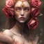 Placeholder: red roses beautiful girl,utra realistic,highly detailed, masterpiece, delicate detailed, sharp focus, insanely detailed, fantasy art, royalistic,elegant, fog, Special Lighting, Vibrant, color Scheme, forest, unreal engine, trending on artstation, ultra photoreal,high chaos --s 700