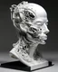 Placeholder: Neural sculpture bust in white