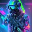 Placeholder: colorful modern bold camo illusion cyberpunk neon wallpaper