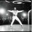 Placeholder: Ice-T as a classical dancer in space, vintage 1970's photo