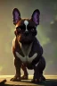 Placeholder: alien french bulldog musculature hulk body HD strong french bulldog hulk marvels Warcraft 64k