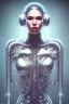 Placeholder: cyberpunk, glass body, women, portrai, open mouth, perfect skin, tron, cyborg , perfekt, real, dream, hr giger