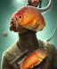 Placeholder: man with carp head